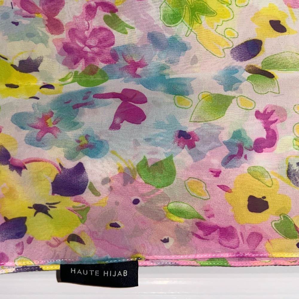 Haute Hijab Square Chiffon Scarf